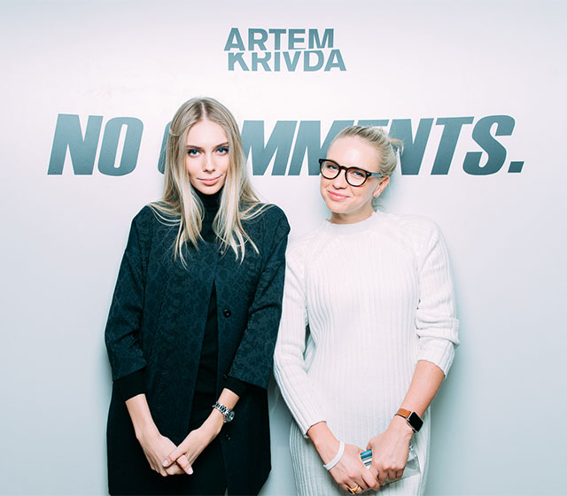 Ясмина Муратович и Анжелика Тиманина Презентация коллекции Артема Кривды No comments (фото 8)