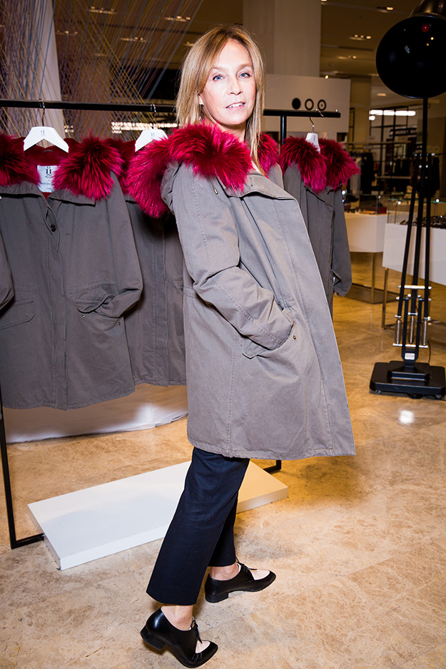 Алена Долецкая Презентация коллекции «Цветной» x Yves Salomon ARMY (фото 3)