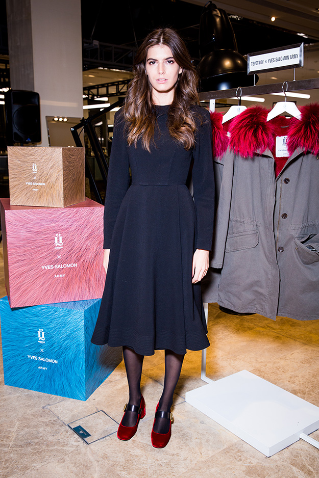 Дарья Малыгина Презентация коллекции «Цветной» x Yves Salomon ARMY (фото 6)