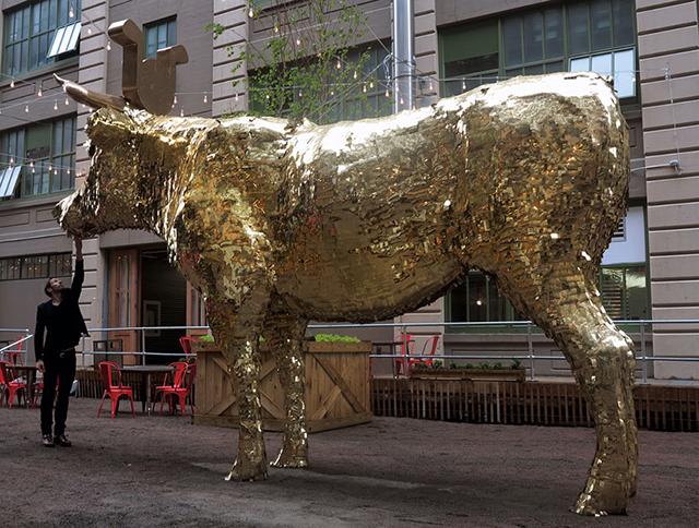 "Золотого быка" с деньгами разобьют в Бруклине (фото 3)