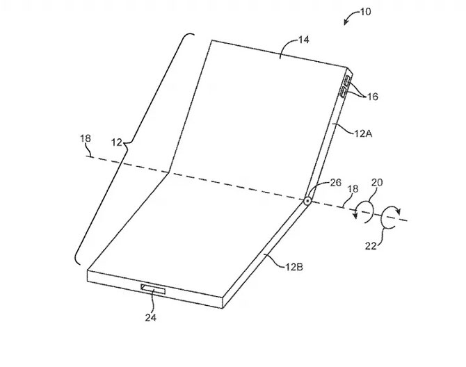 Apple представила чертежи собственного складного смартфона (фото 1)