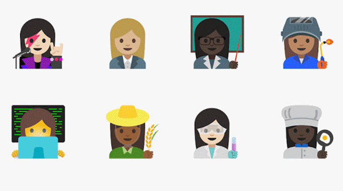 Unicode анонсировал новые эмодзи с женщинами разных профессий