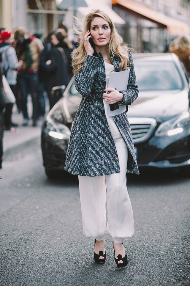 Неделя высокой моды в Париже, весна 2016: street style. Часть 2 (фото 10)