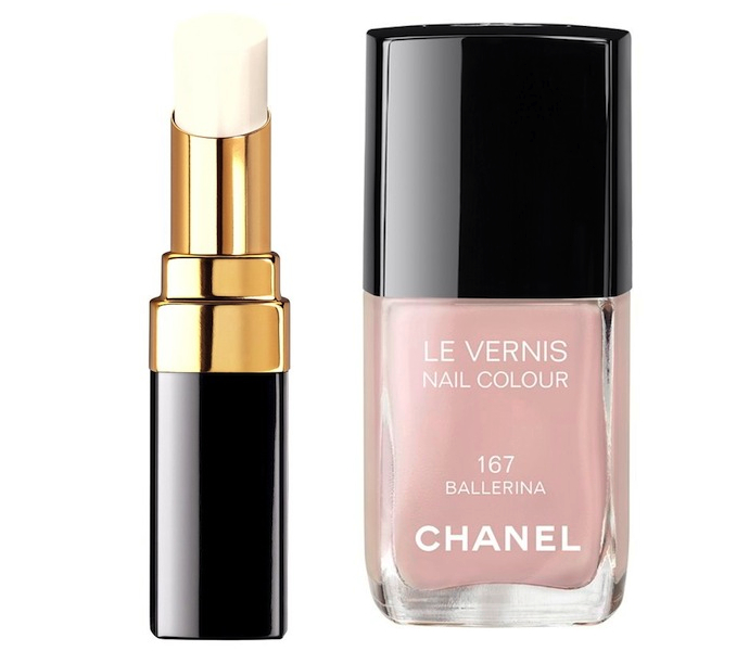 Бальзам для губ Rouge Coco Baume и лак для ногтей Le Vernis, Ballerina N°167 Бальзам для губ Rouge Coco Baume и лак для ногтей Le Vernis, Ballerina N°167