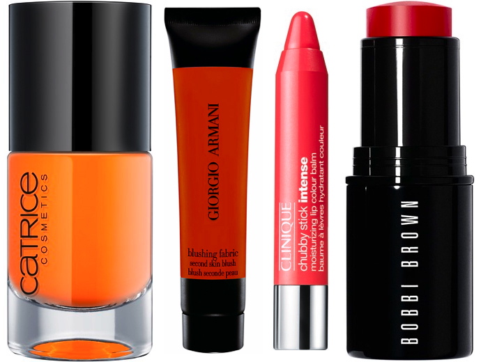 Оранжевая косметика