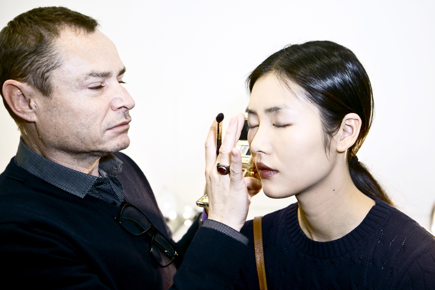 Мастер-класс Тома Пешо для показа Derek Lam (фото 2)