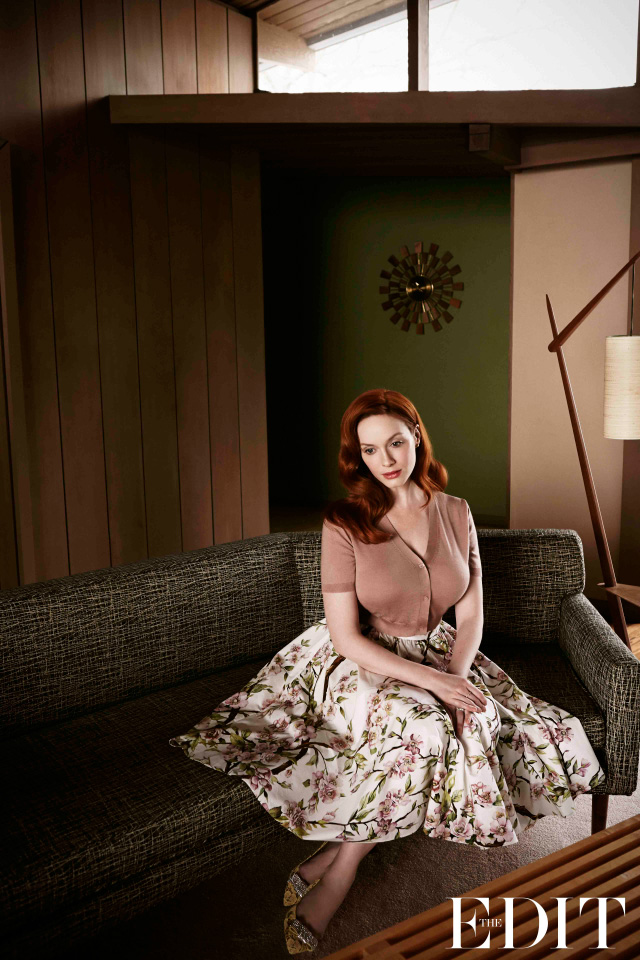 Кристина Хендрикс в новом номере The Edit (фото 3)
