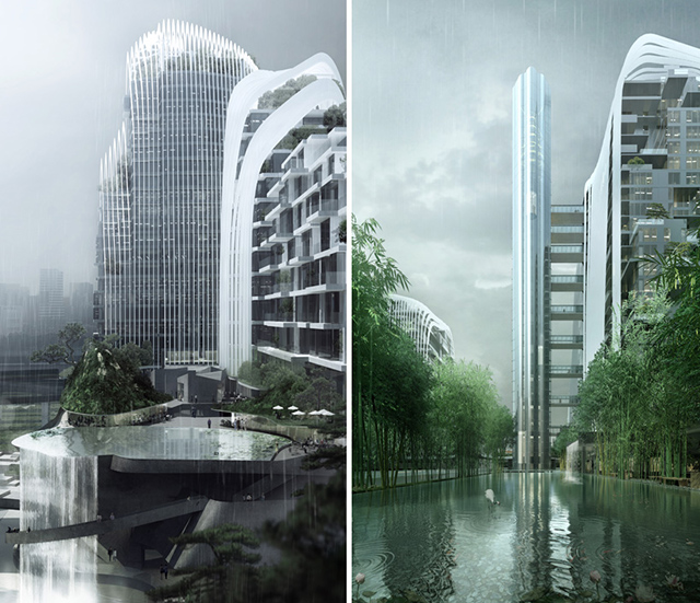 Жилой квартал в виде горного массива от MAD Architects (фото 3)