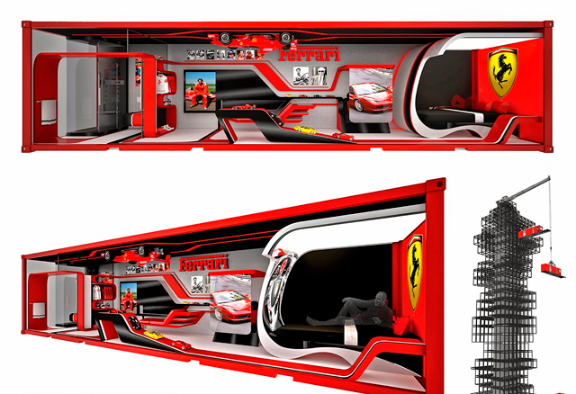 Отель из грузовых контейнеров Hive-Inn от OVA studio (фото 4)