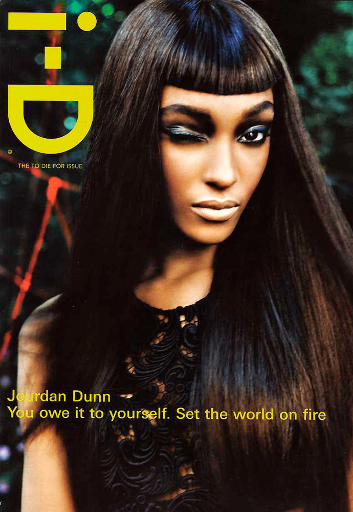 Джордан Данн на обложке i-D Magazine