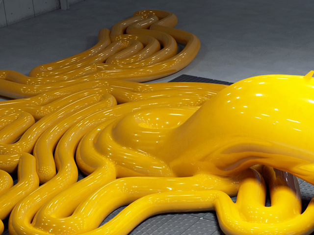 "Вытекающий" самолет Криса Лаброя (фото 1)