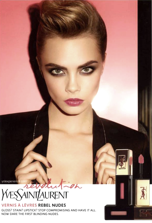 Кара Делевинь для YSL Beauté