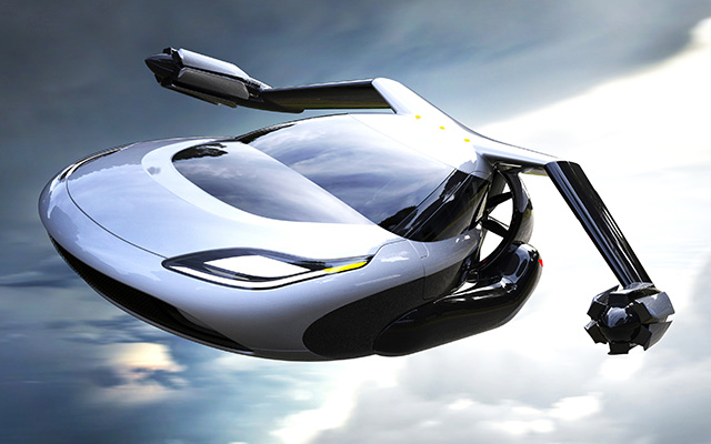 Назад в будущее: представлен концепт летающего автомобиля (фото 1)