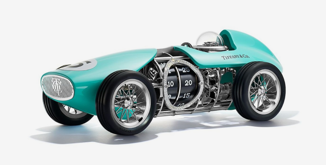 Tiffany & Co. представил часы в виде гоночного автомобиля