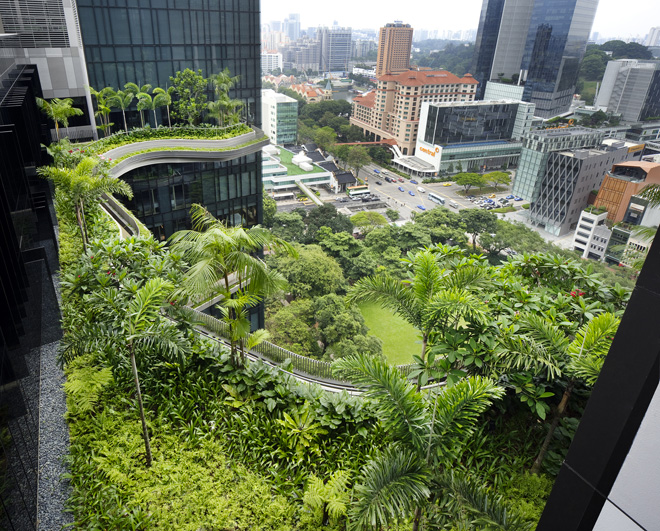 Чудеса дизайна: Отель Parkroyal в сердце Сингапура (фото 6)