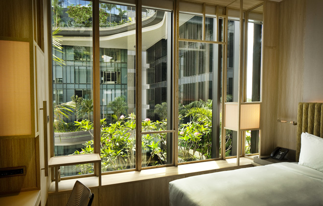 Чудеса дизайна: Отель Parkroyal в сердце Сингапура (фото 14)