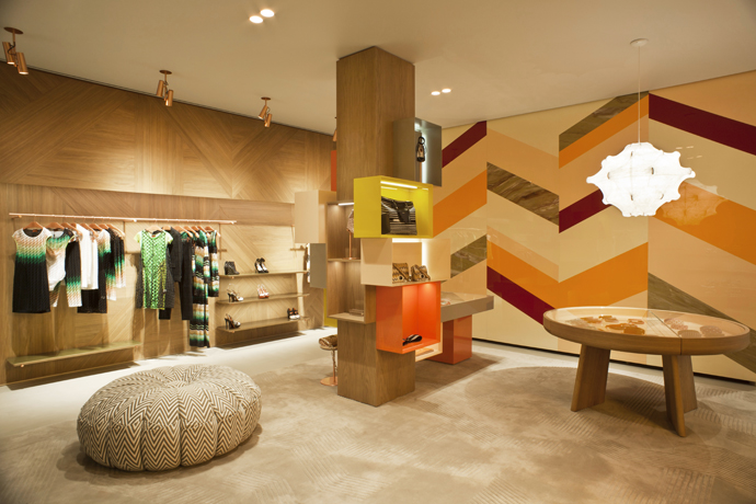 Обновленный дизайн бутика Missoni в Милане (фото 1)