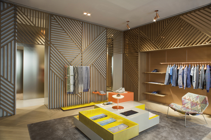 Обновленный дизайн бутика Missoni в Милане (фото 5)