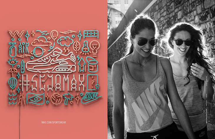 Реклама-иллюминация Nike (фото 2)