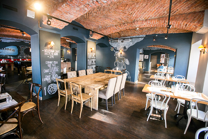 Обновленный дизайн ресторана Jerome Обновленный дизайн ресторана Jerome