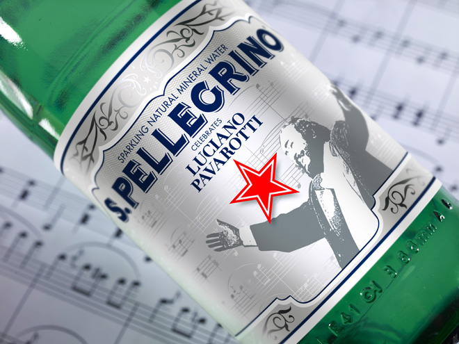 S.Pellegrino и Acqua Panna в честь Лучано Паваротти (фото 1)