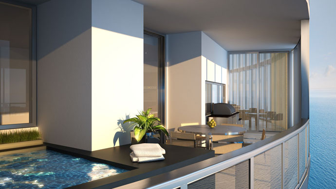 Ультрасовременная башня Porsche Design Tower в Майами (фото 17)