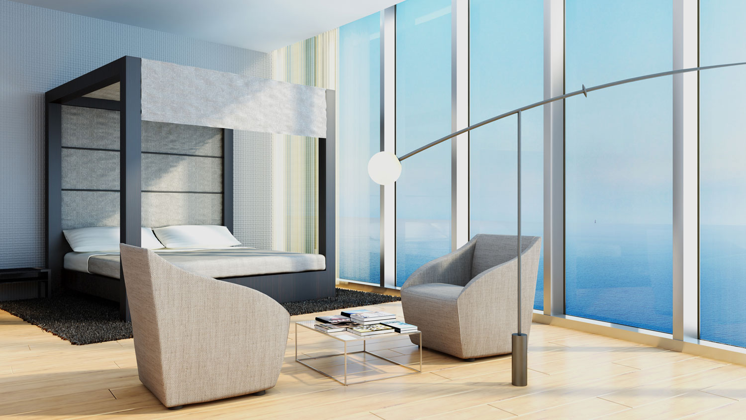 Ультрасовременная башня Porsche Design Tower в Майами (фото 10)