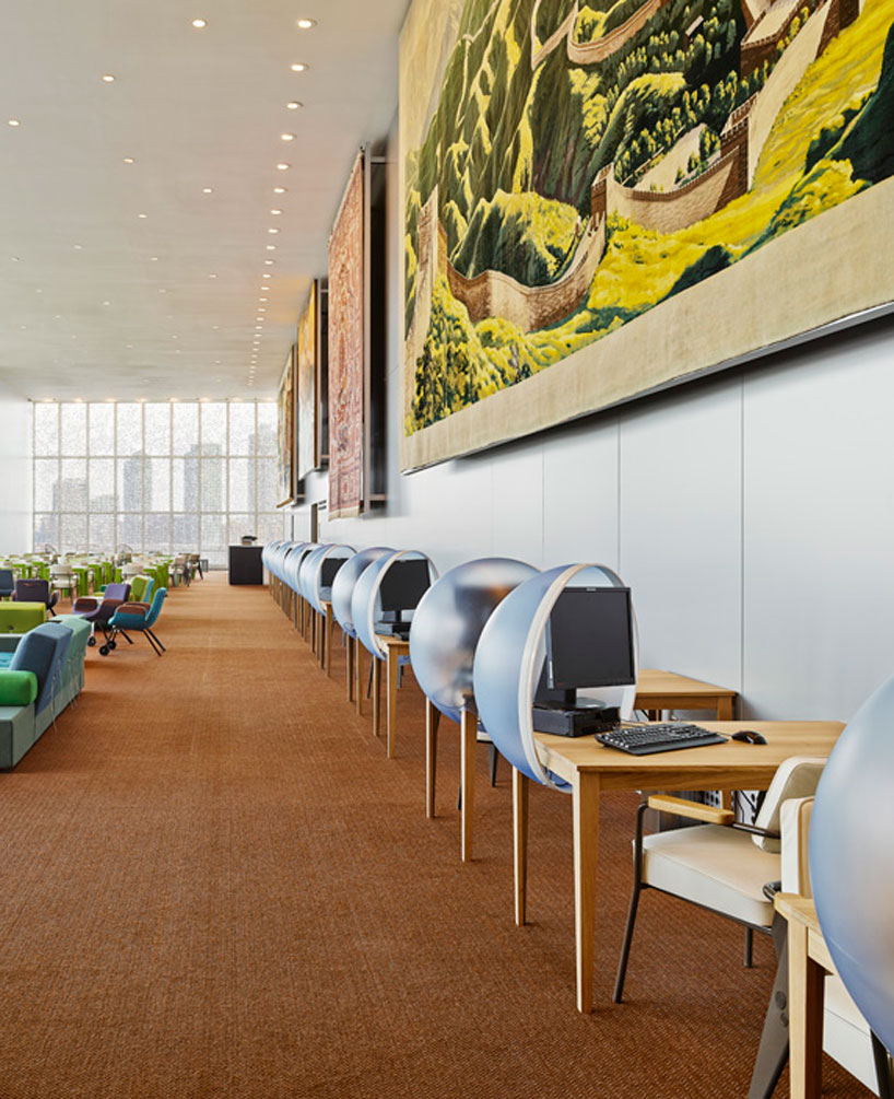 Новая лаунж-зона в головном офисе ООН (фото 4)