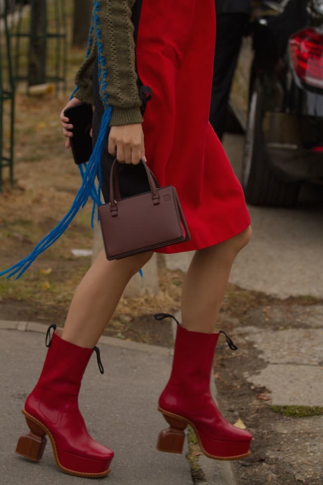 Тенденция стритстайла: ботильоны в духе 80-х — на платформе и широком каблуке (фото 5)