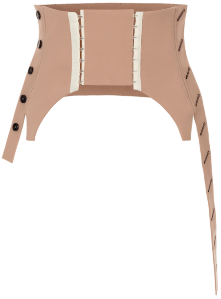 Ruban: шуба с асимметричным воротом, кожаный тренч и корсетный топ со скидками (фото 4)