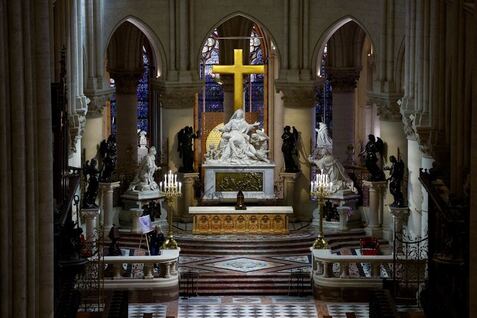 Торжественная месса и благодарность пожарным: как прошло открытие Нотр-Дама после пятилетней реставрации — в 20 фото (фото 6)