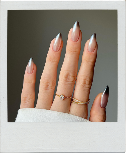 Глянцевые, «надутые» и «мыльные» ногти: главные тренды маникюра на лето 2025 (фото 21)