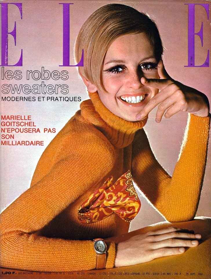 Vogue, Elle, Harper's Bazaar. Лучшие обложки с модной иконой 60-х Твигги (фото 9)