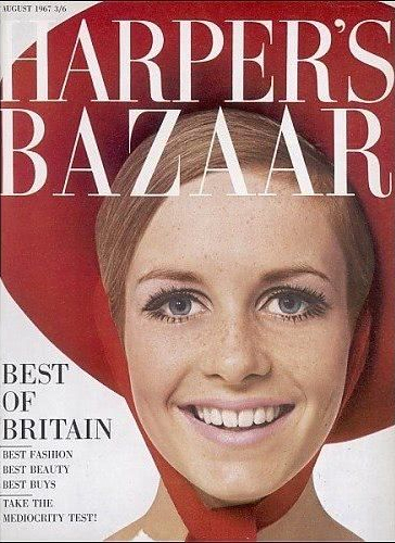 Vogue, Elle, Harper's Bazaar. Лучшие обложки с модной иконой 60-х Твигги (фото 14)