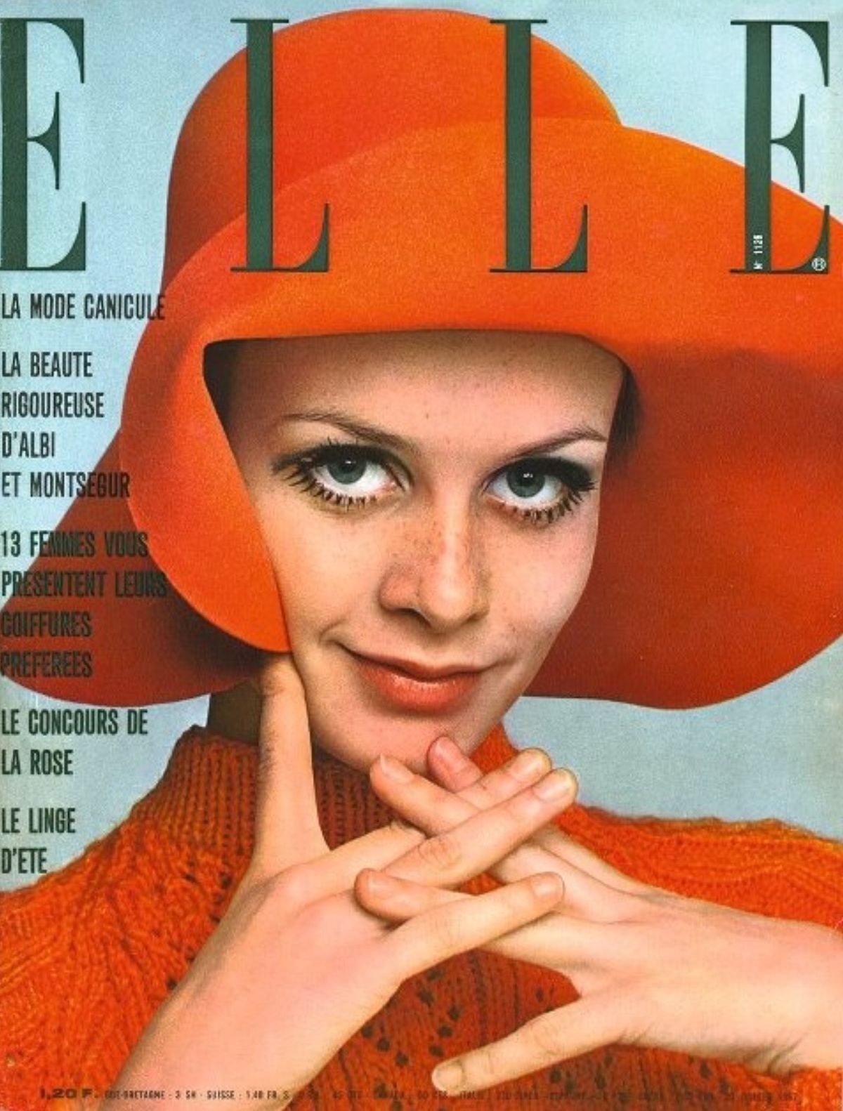 Vogue, Elle, Harper's Bazaar. Лучшие обложки с модной иконой 60-х Твигги (фото 8)