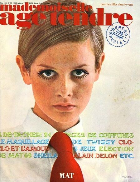 Vogue, Elle, Harper's Bazaar. Лучшие обложки с модной иконой 60-х Твигги (фото 12)