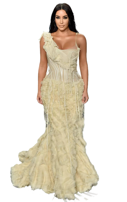 От помощницы Пэрис Хилтон до модной иконы: эволюция стиля Ким Кардашьян (фото 33)