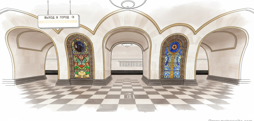 От «Сокольников» до «Новаторской»: как изменился облик московского метро за 90 лет (фото 49)