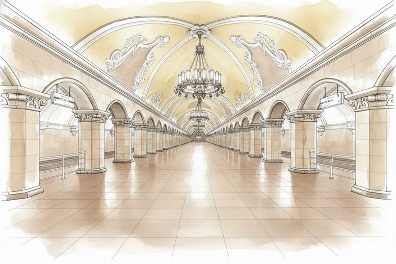 От «Сокольников» до «Новаторской»: как изменился облик московского метро за 90 лет (фото 45)