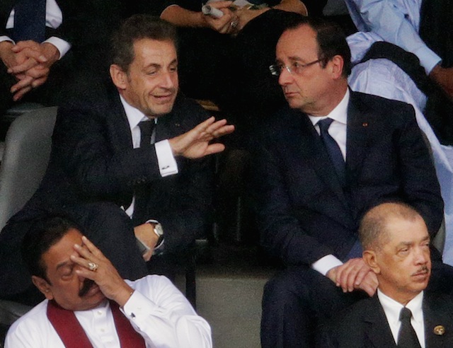 Николя Саркози и Франсуа Олланд