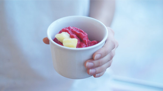 Ягодный сорбет с ананасом (фото 1)