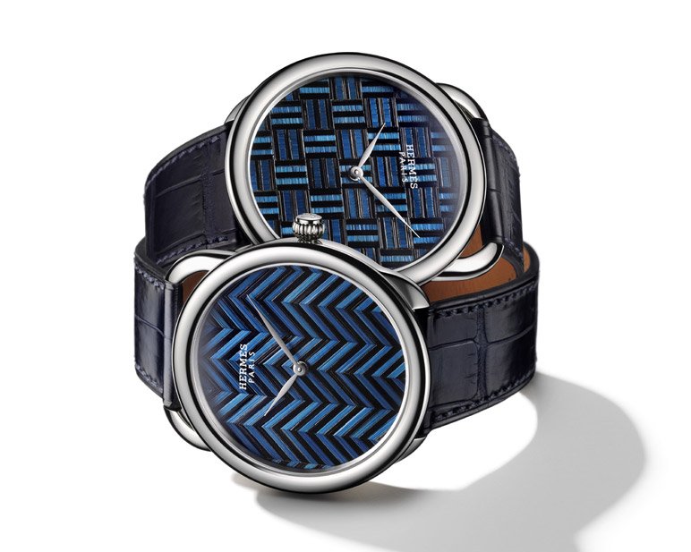Часы Hermès Arceau Marqueterie de Paille