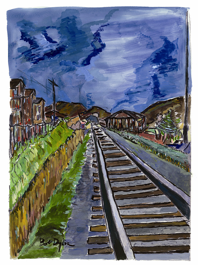 Дорожные зарисовки Боба Дилана (фото 1)