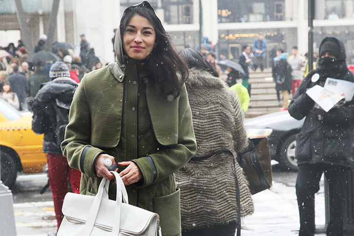 Неделя моды в Нью-Йорке. Streetstyle. Часть 3 (фото 4)