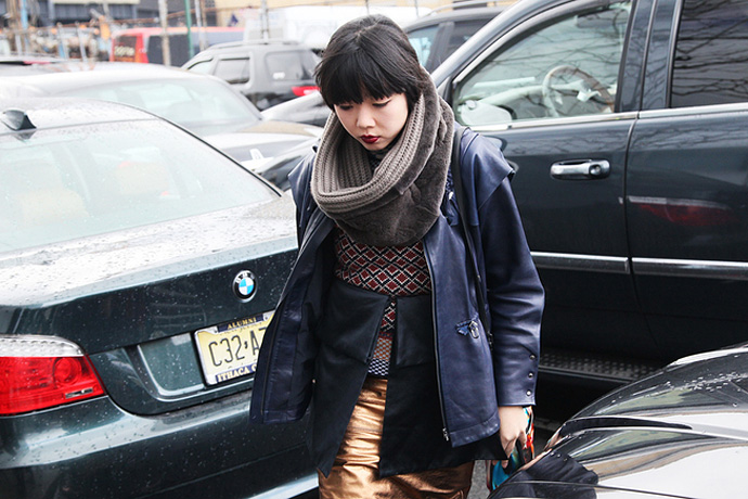 Неделя моды в Нью-Йорке. Streetstyle. Часть 3 (фото 6)