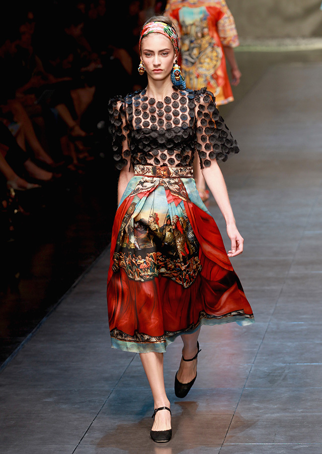 Dolce&Gabbana весна-лето 2013 (фото 2)
