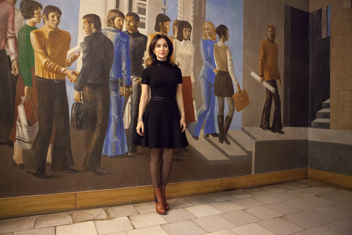 Тина Канделаки в РГУ им. И.М. Губкина (фото 1)