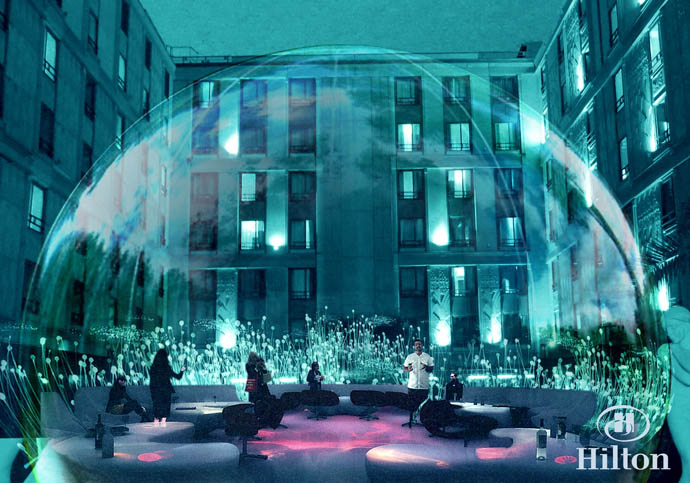 Бар-пузырь в Париже (фото 1)