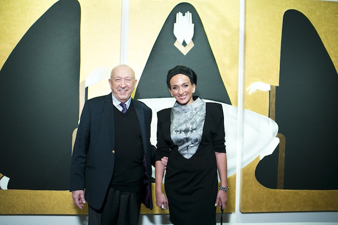 Открытие выставки Айдан Салаховой в Москве (фото 13)