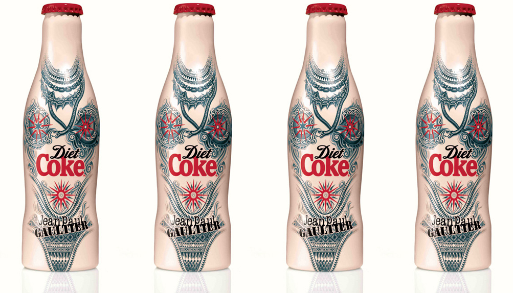 Новое оформление Diet Coke от Готье (фото 1)